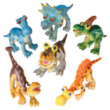 6 piece cartoon dinosaur adventure set