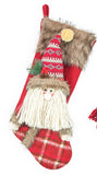 BACKCOUNTRY SANTA SM STOCKING 2 ASSORTED