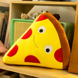 Pizza Plush Toy Throw Pillow Soft Cartoon Fast Food Cushion Decorative Doll Home Decor (Copy)