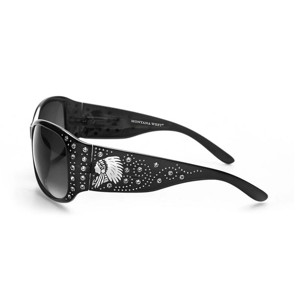 Indian Chief Print Sunglasses By Pair