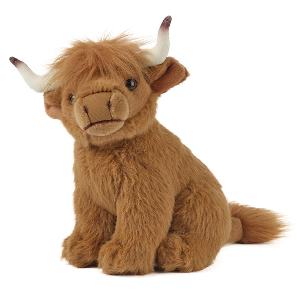 Living Nature Highland Cow Small Plush Stuffed Animal Toy