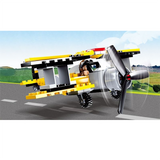 Aviation Biplane Building Brick Kit (120 pcs)