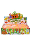 BIG 5 Inch Orange Pumpkin Fluffy Slime Filled TPR Squishy