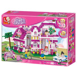 Girls Dream Seaside Villa Building Brick Kit (726 Pcs)