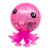 So Much Fun! Squishy Light Up Octopus Boxed Toy - 12/Display