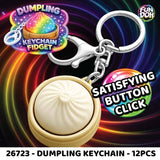 Fun Doh Dumpling Light-Up Click Fidget Keychain