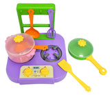 Dinner Set "Chamomile" with kitchen, Dish Set Play, Tigres
