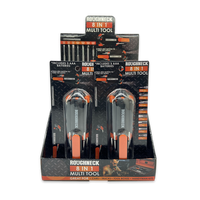 Roughneck Multi-Tool 8-In-1 with Lights - 6 Piece Display
