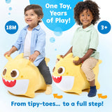 Pinkfong Baby Shark Bouncy Plush - Ride On Toy for Kids
