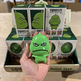 Crackling Crunchy Christmas Grinch Squishy 12/pk | A259