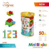 Construction Set "Mini Blocks" 50 el, Tigres