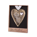 🎄LCP Ornament Heart You Are Loved Ribbon Hang