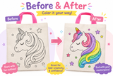 Color Your Own Tote! – 3 Fun Designs to Choose From