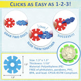 Starter Set Multicolor (12 colors) - 120 Pieces - Resealable