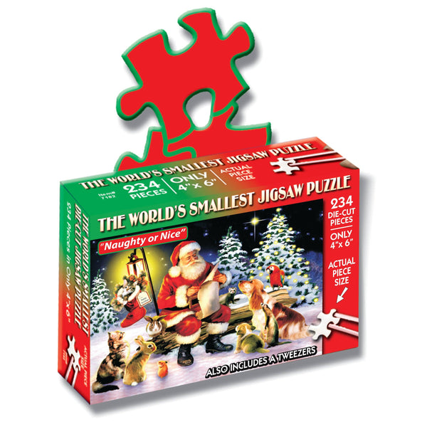 World's Smallest Jigsaw Puzzle - Naughty or Nice