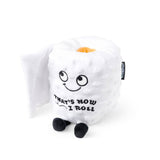 "That'S How I Roll" Novelty Plush Toilet Paper Gift Toy Cute