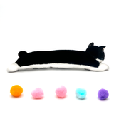 Tuxedo Cat Plush Sleeping Pillow. X-Large