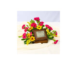 ORNATE WOODEN MUSIC BOX WOODGRAIN