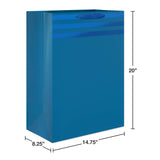 Blue Jumbo Gift Bag for All Occasions