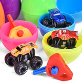 18pcs Vehicles with Easter Eggs Party Favors