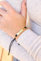 Engravable Cutout Heart Friendship Curved Bar Bracelet