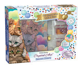 Crystal Art® Secret Diary Kit – Kitten Clouds