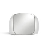 Stainless Steel Polished Blank Signet Ring