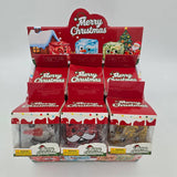 Light-Up Christmas Maltose Cube Squishy Toy - Glitter Colors
