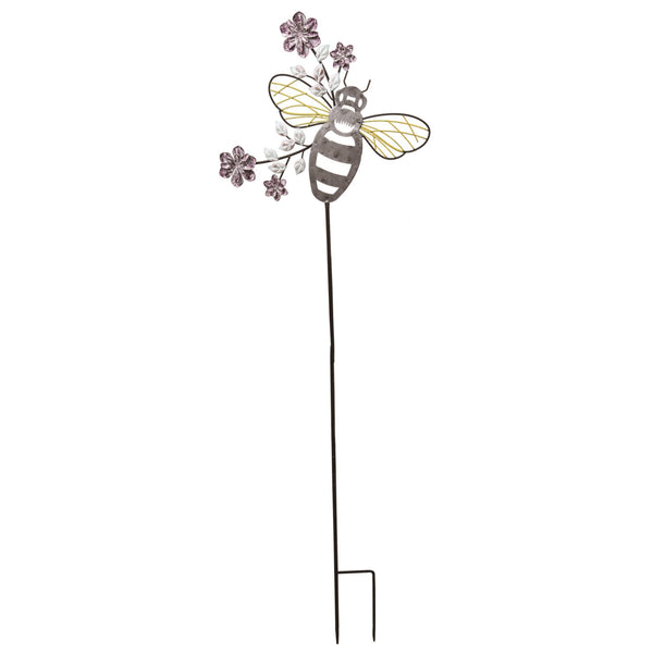 Black Spring Bee Yardstake