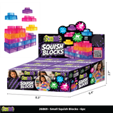 Fun Doh Squish Blocks Building Fidget Sensory Toy- 6/Display