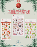 Christmas Holiday Sticker Sheets –Sweet Treats & Winter Tree