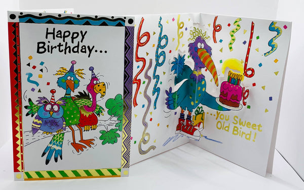 Birds Pop Up Card