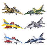 7" F-16 Diecast Jet 6Pc/Display