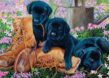Black Lab Puppies (tray) 35pc puzzle