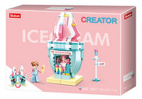 Ice Cream House Food Court Building Brick Kit (247 pcs)