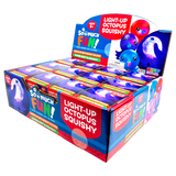So Much Fun! Squishy Light Up Octopus Boxed Toy - 12/Display