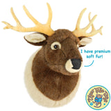 Evander the Elk Head | 25 Inch Stuffed Animal Plush