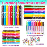 Unicorn Scented Art Supplies Kit for Kids - Gifts for Girls