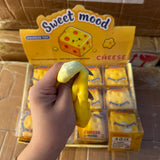 Crackling Crunchy Square Cheese Squishy | A148
