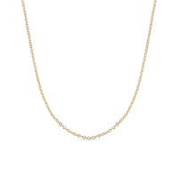 Stainless Steel Crimped Oval Chain Necklace