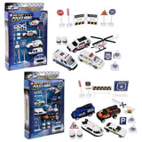 15Pc Diecast Police Play Set