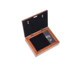 ORNATE WOODEN MUSIC BOX WOODGRAIN