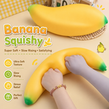 Giant Banana Squishy – Jumbo Stress Toy