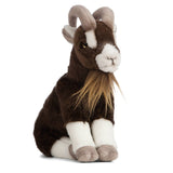 Living Nature Brown Goat Plush Stuffed Animal Toy