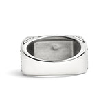 Detailed Cross Stainless Steel Ring