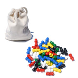 Wood Chinese Checkers with Wooden Pegs - 11.5 inch Diameter