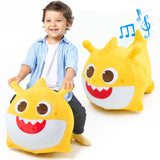 Pinkfong Baby Shark Bouncy Plush - Ride On Toy for Kids