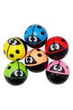 Ladybug Polymer Bouncy Stress Ball - 24 Pcs