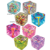 Fun Doh Squishy Charm Cube Fidget Toy Variety - 12/Display