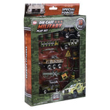 15Pc Diecast Military Play Set